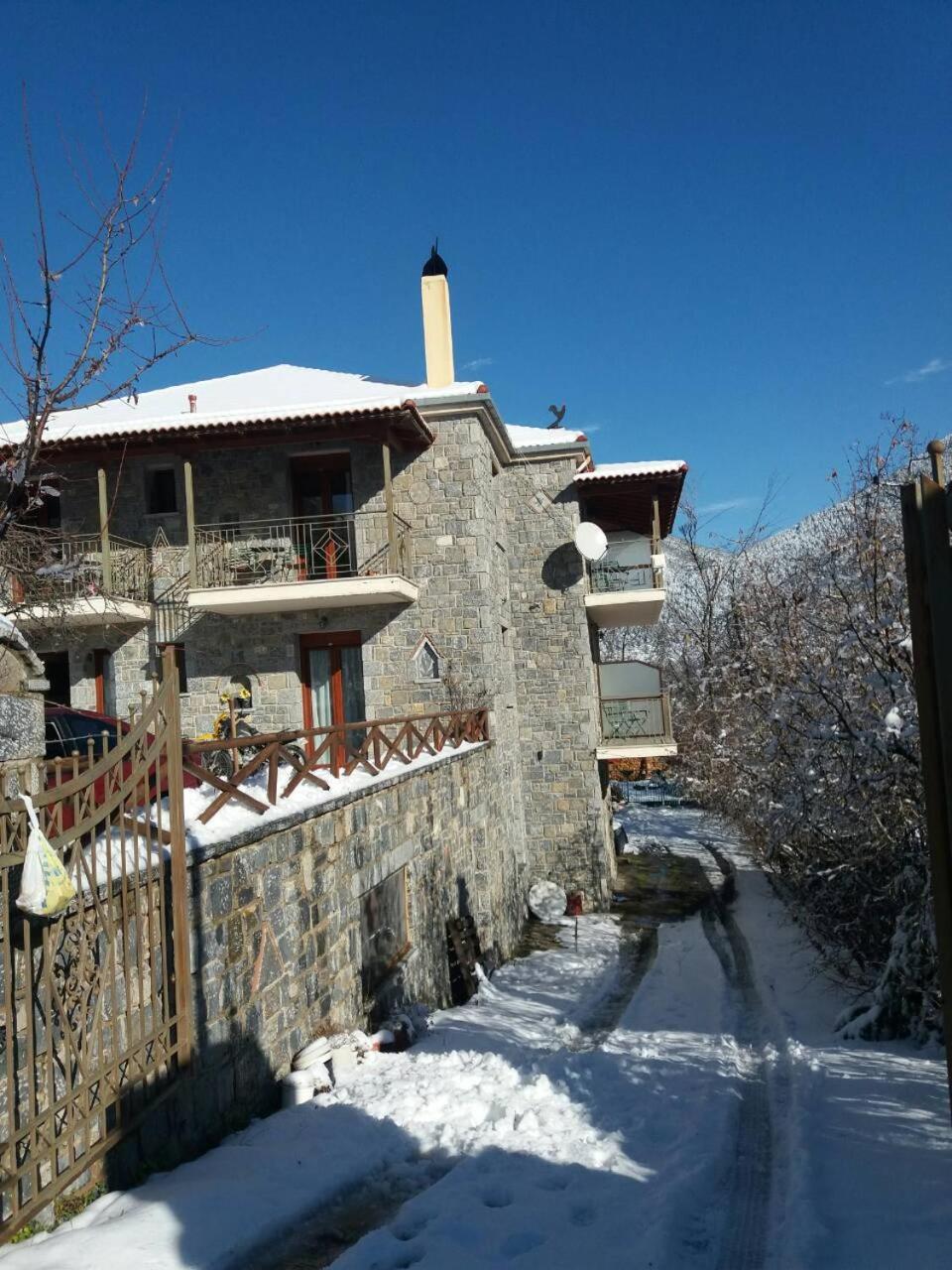 To Spiti Tis Irinis Hotel วิตีนา ภายนอก รูปภาพ